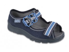 BEFADO chlapecký sandálek s patou 969x127 formule modrá