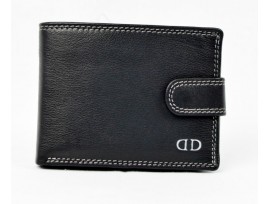 DD peněženka kožená pánská DD D 125-05 černá