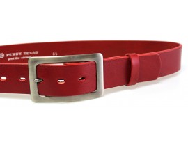 Dámský kožený opasek Penny Belts 4293 červený