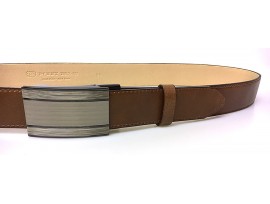 Pánský kožený společenský opasek Penny Belts 35-020-A7 hnědý