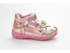 DDSTEP dětský sandál dívčí AC64-826E L metalic pink