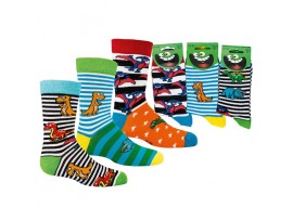 Ponožka dětská Socks 4 fun 3189 Dino multicolor