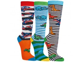 Podkolenka dětská Socks 4 fun 3463 Dino multicolor