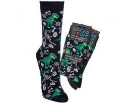 Ponožka dámská Socks 4 fun 6209.22 dino černá