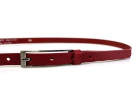 Dámský kožený opasek Penny Belts 15-1-93 červená