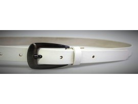 Dámský kožený opasek Penny Belts 20-179-00 bílý