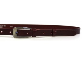 Dámský kožený opasek Penny Belts 20-178-95 bordo