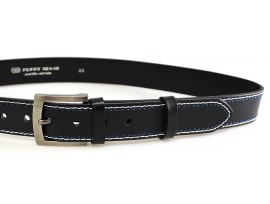 Pánský kožený opasek Penny Belts 25-2-B-M černá