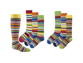 Podkolenka dětská Socks 4 fun 3463 pruh multicolor