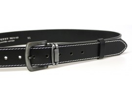 Pánský kožený opasek Penny Belts 09-1B-60 černý