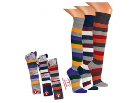 Podkolenka pruhovaná SOCKS 4 YOU 6463 mix