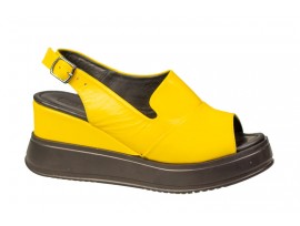 ARTIKER dámský sandál platforma 52C0846 žlutá