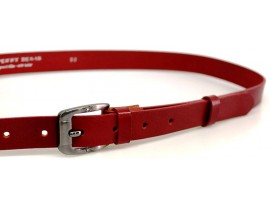 Dámský kožený opasek Penny Belts 172-93 červená