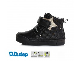 DDSTEP dětský kotník dívčí A068-346L black