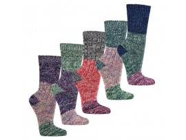 Ponožka dámská zimní bavlna SOCKS 4 YOU 6286 mix 