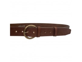 Dámský kožený opasek Penny Belts 12548 hnědá