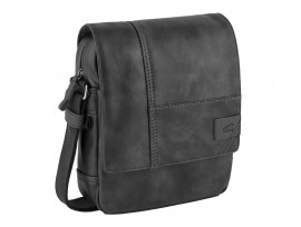 CAMEL ACTIVE pánská kabelka LAOS FLAP BAG S TOP ZIP 251 602 60 - black