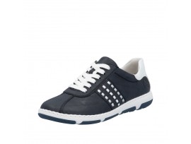 RIEKER dámská teniska šněrovací 42408-14 blue