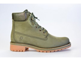 TAMARIS dámský zimní kotník 25272-21 olive metallic