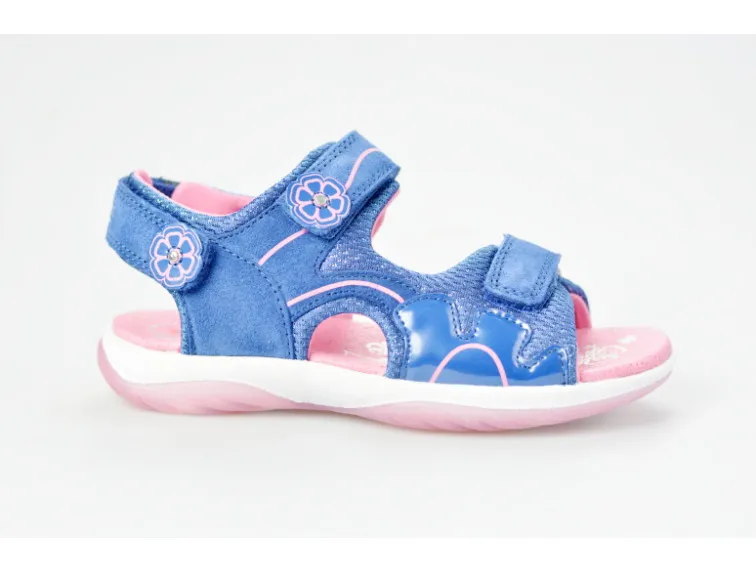 Superfit Dívčí sandály — modro — růžová — SUPERFIT — barva růžová