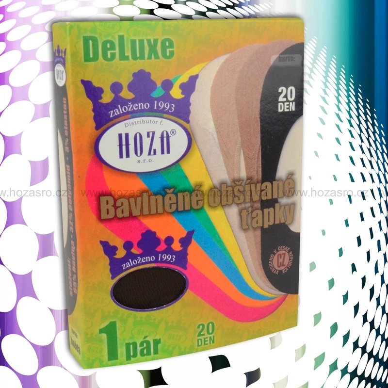 HOZA Bavlněné ťapky obšívané BA S01 tělové — foto 2 z 2