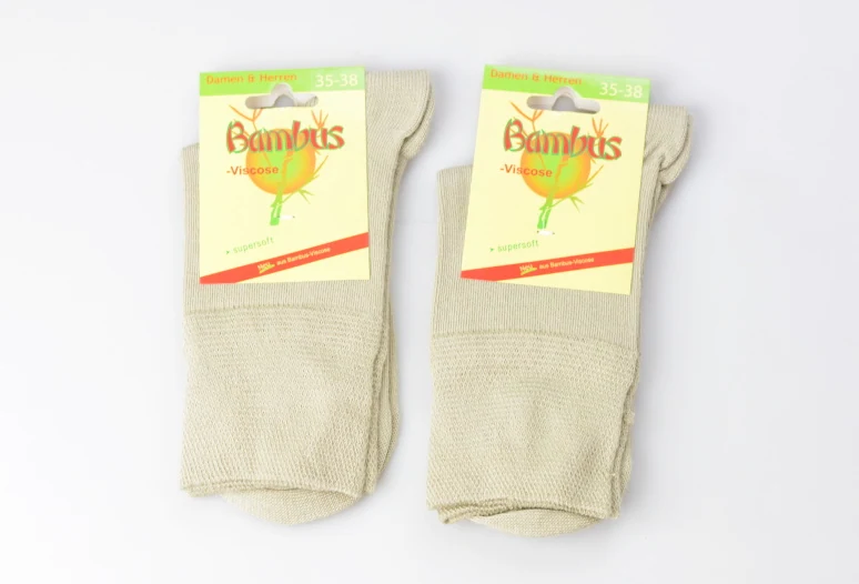 Socks 4 fun BAMBUSOVÁ ponožka vysoká YOU — béžová — foto 2 z 2 — SOCKS 4 FUN