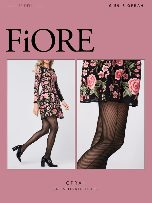 Fiore Punčochové kalhoty Oprah 30 den černá (černá) — foto 3 z 3 — FIORE