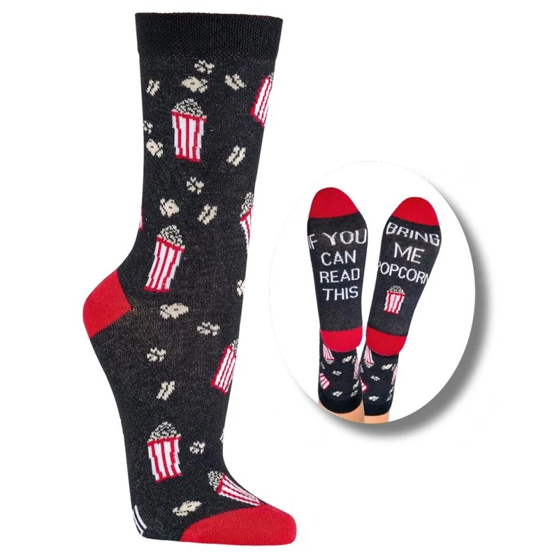 Socks 4 fun Ponožka pán dám .81 popcorn — SOCKS 4 FUN