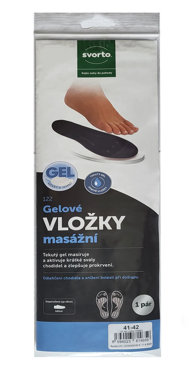 Svorto Vložky gelové masážní (tekutý gel) — foto 3 z 3 — SVORTO