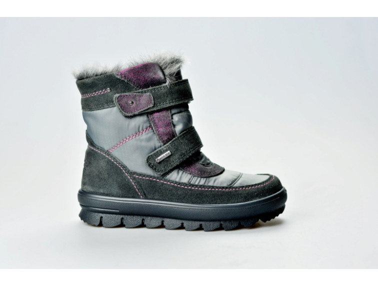 SUPERFIT dívčí kotník zateplený GORE-TEX 300214-20 — SUPERFIT — barva šedá