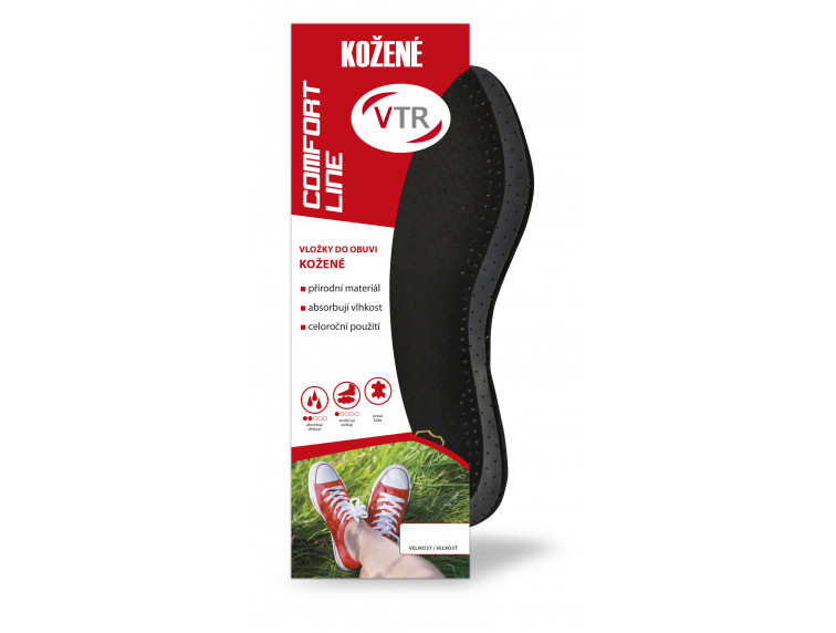 VTR vložky do bot kožené černé — foto 2 z 4 — VTR