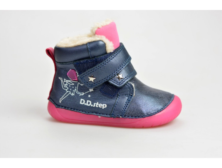 Ddstep Dívčí kotníkové boty — zimní modrá — DDstep — sleva 25 %