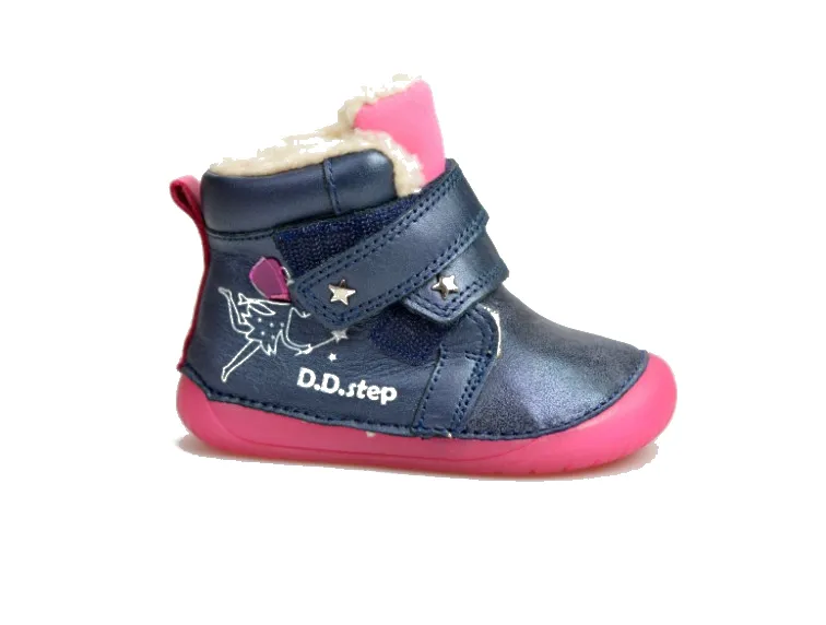Ddstep Dívčí kotníkové boty — zimní — modrá — DDstep — barva modrá