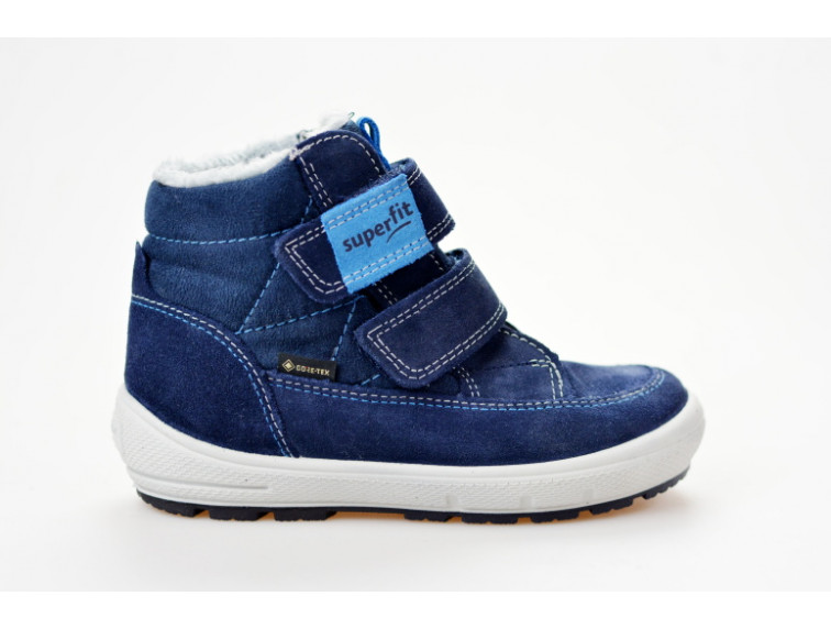 Superfit Dětský kotník zimní chlapecký GORE-TEX 5-09314-80 — modrá — SUPERFIT — barva modrá