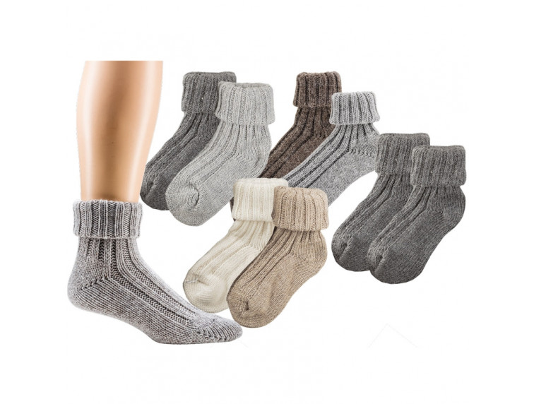 Ponožka teplá Alpaka  SOCKS 4 YOU 2194 černá , velikost — foto 2 z 4 — Wola