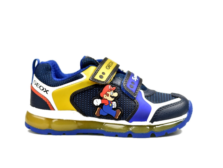 Geox Chlapecké tenisky — sportovní Android modro — žlutá — GEOX — outlet cena