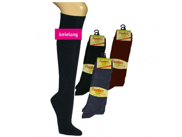 BAMBUSOVÁ podkolenka SOCKS 4 YOU 6468 černá, velikost — foto 2 z 4 — SOCKS 4 FUN