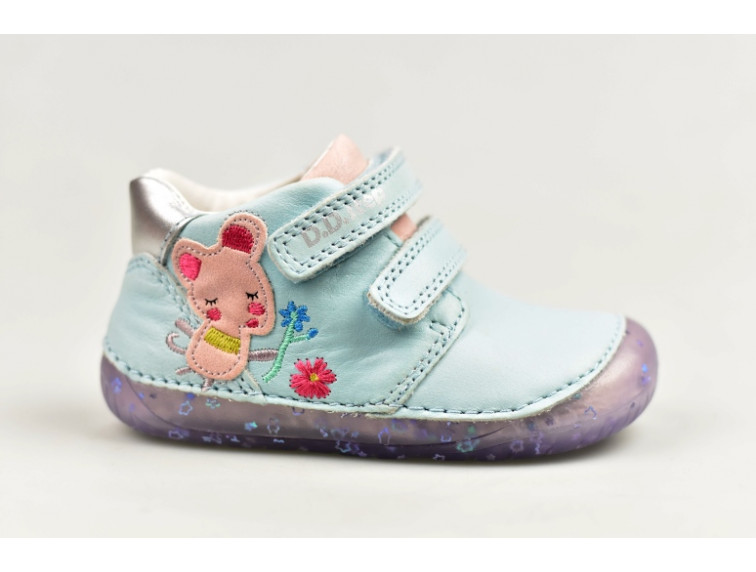 DDSTEP dětský kotník dívčí S070-622B sky blue — foto 4 z 5 — DDstep