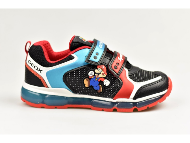 GEOX chlapecká sportovní J1644A Android C9221 černo/modr/červená — foto 4 z 5 — GEOX