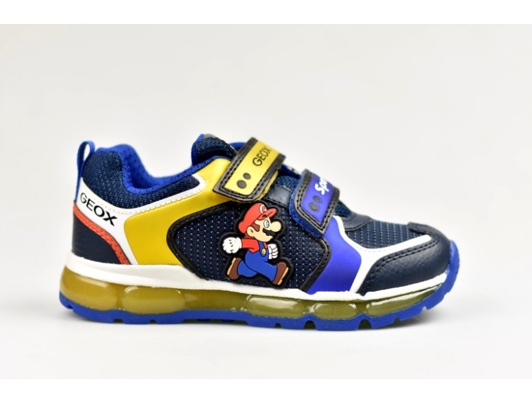 GEOX chlapecká sportovní J1644A Android C0335 modro/žlutá — foto 3 z 5 — GEOX
