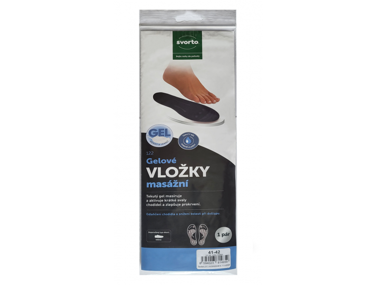 SVORTO vložky gelové masážní (tekutý gel) — foto 3 z 5 — SVORTO