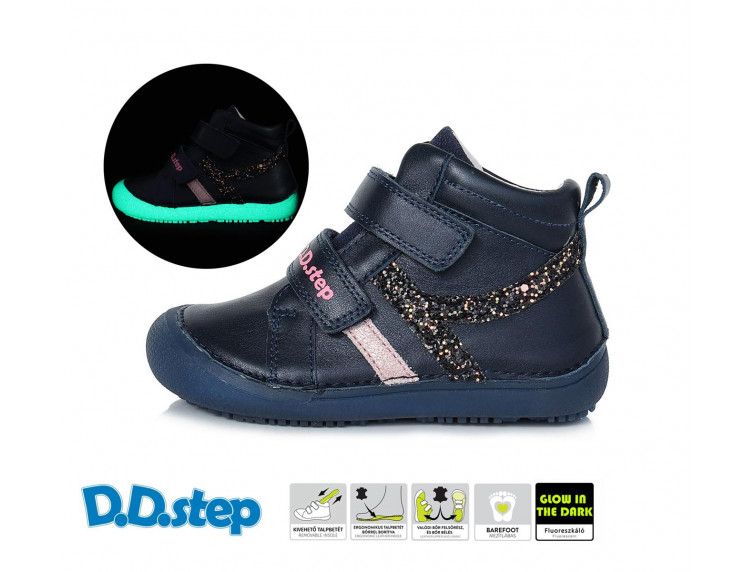 Ddstep Dívčí kotníkové boty — modrá — DDstep