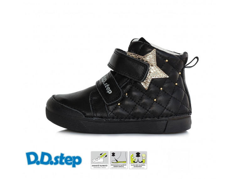 Ddstep Dívčí kotníkové boty — černá — DDstep