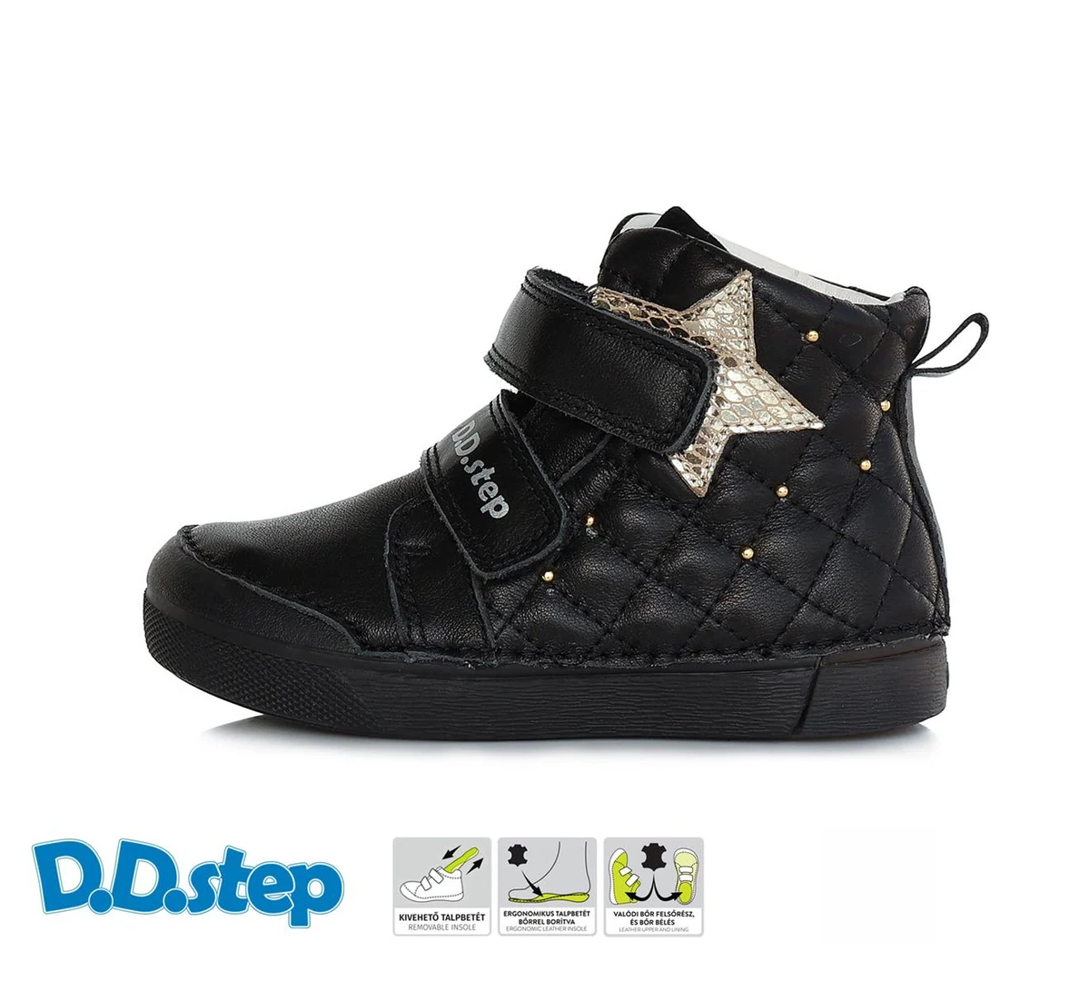 Ddstep Dívčí kotníkové boty — černá — foto 2 z 2 — DDstep