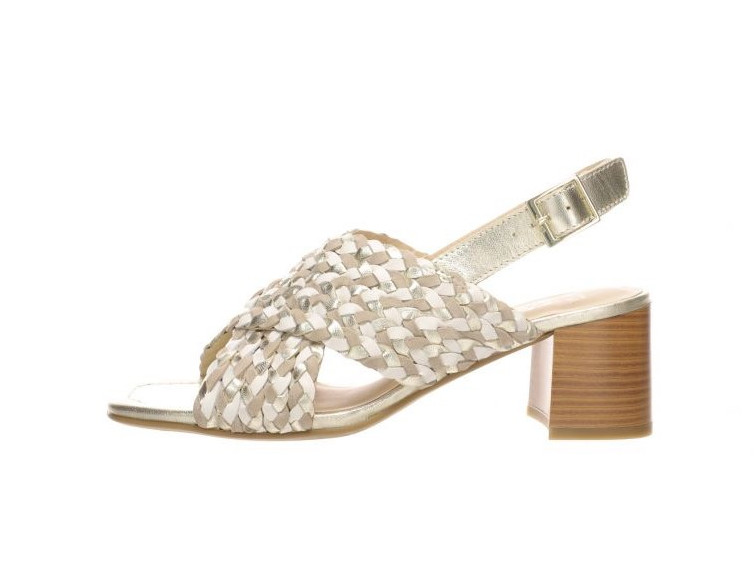 ARA Dámský sandál Brighton cream platin — ARA