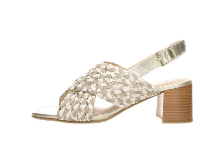 ARA Dámský sandál Brighton cream platin — béžová — ARA — barva béžová