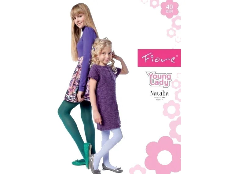 Fiore Dívčí punčocháče Natalia 40 DEN Y — FIORE